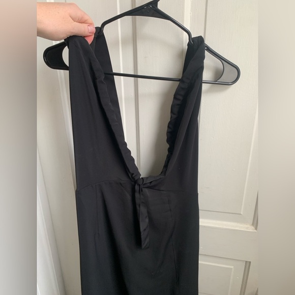 Abercrombie & Fitch Black Midi Dress Large - Picture 6 of 10